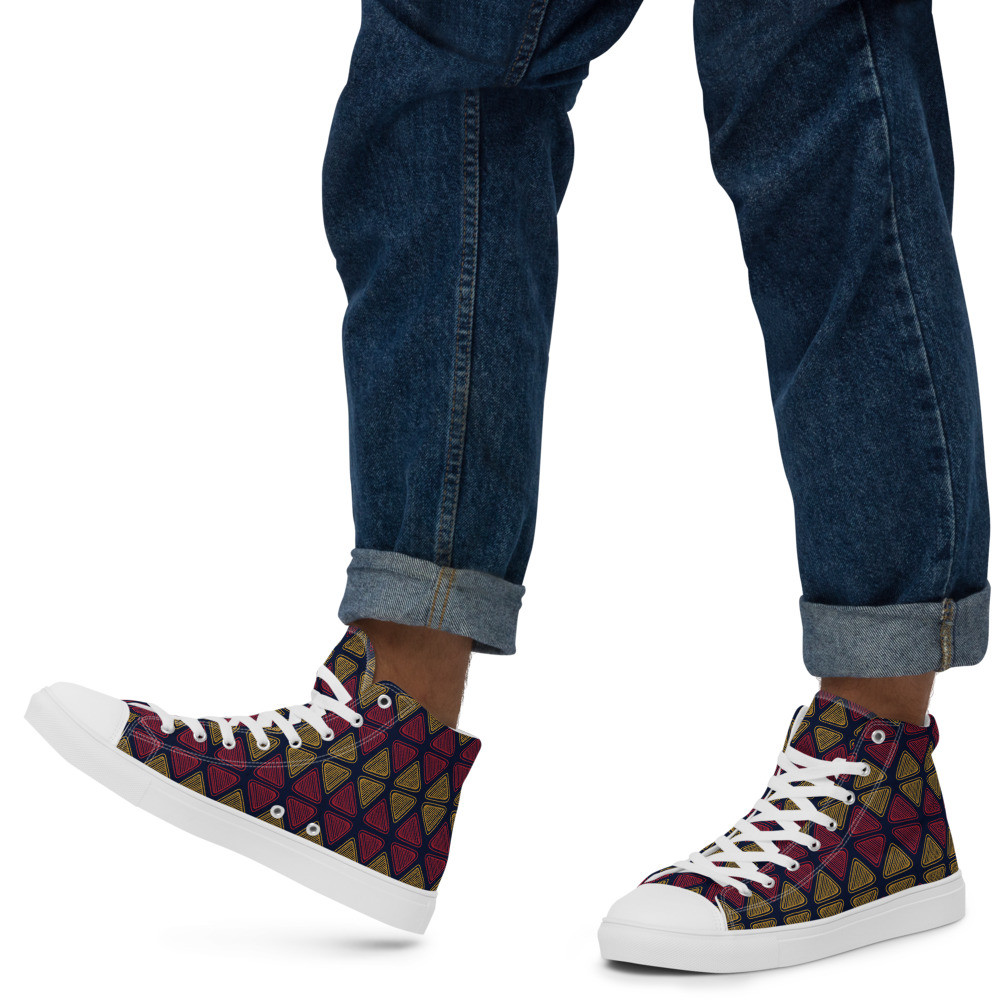Men’s Triangles II high top canvas shoes