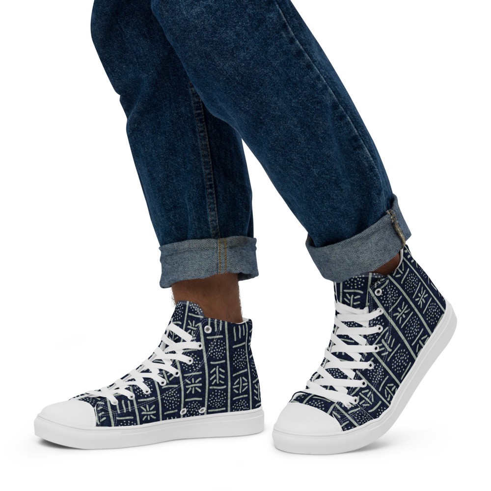 Men’s Adire IV high top canvas shoes