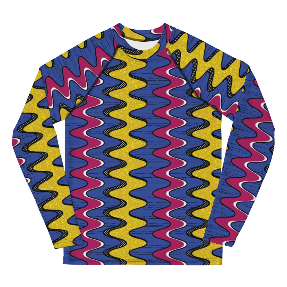 Youth Squiggly Drip II Rash Guard