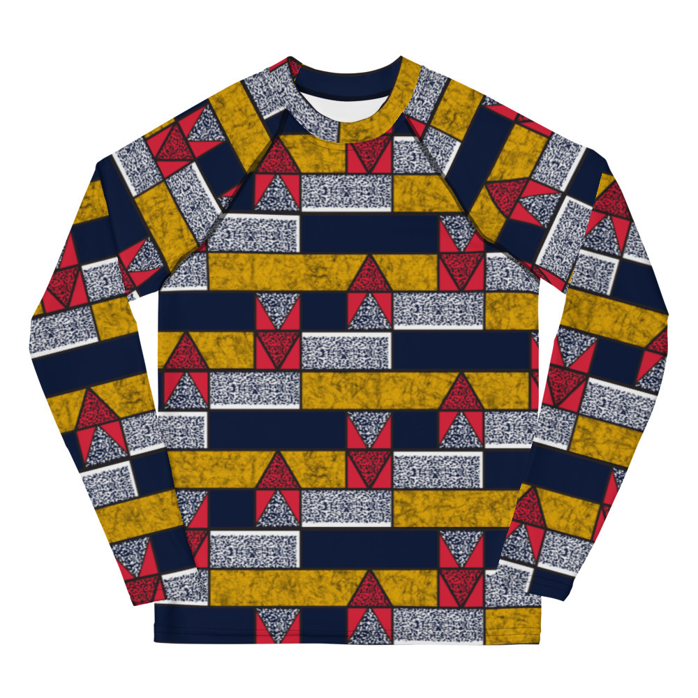 Youth Bricks Inspired Rash Guard