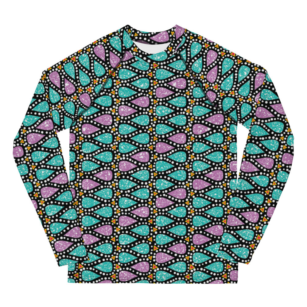 Youth Icy Drops Rash Guard