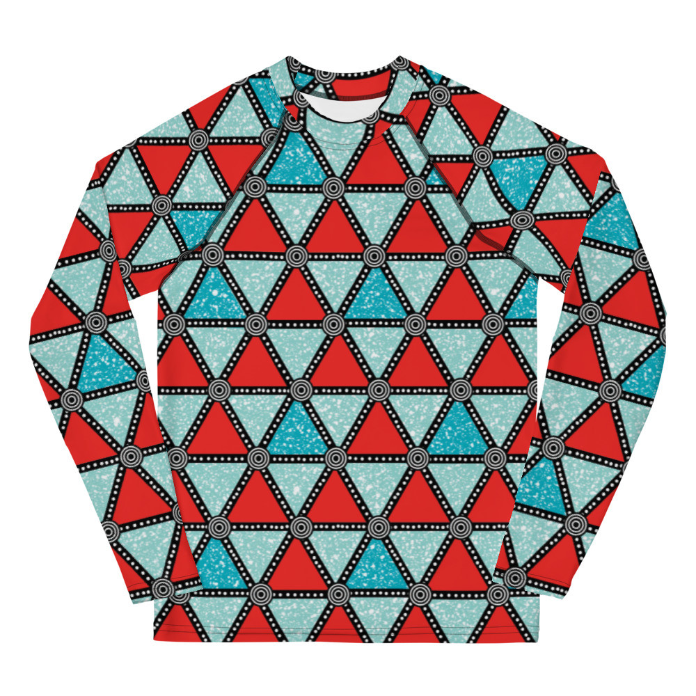 Youth Triangles Rash Guard