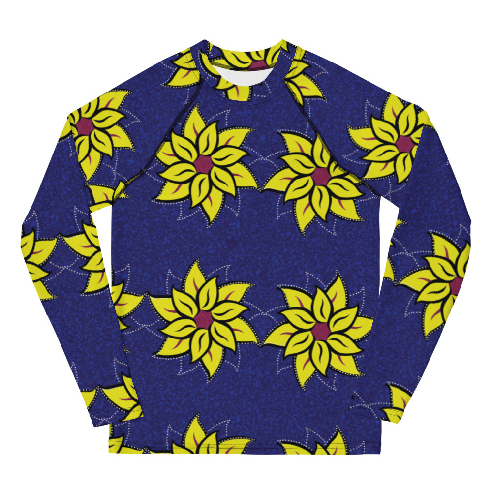 Youth  Sunflowers Rash Guard