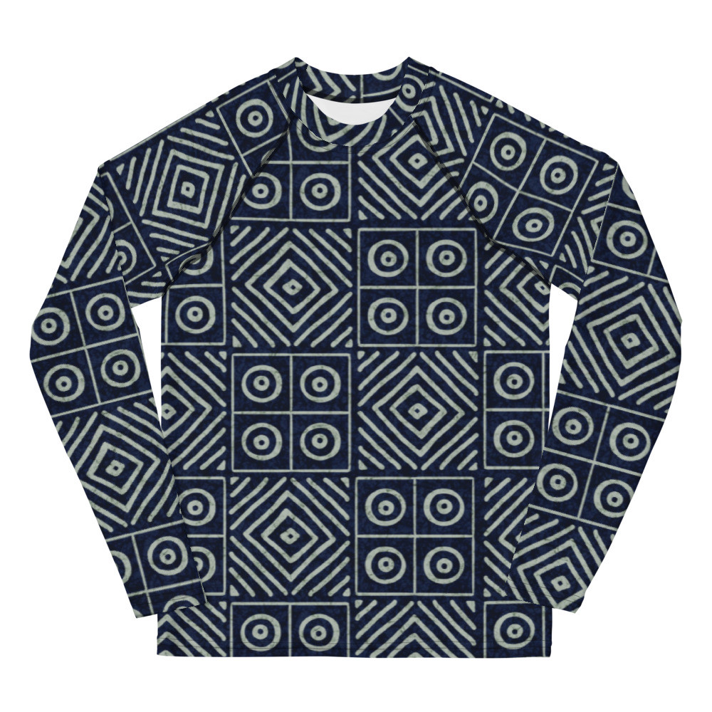 Youth Adire Rash Guard