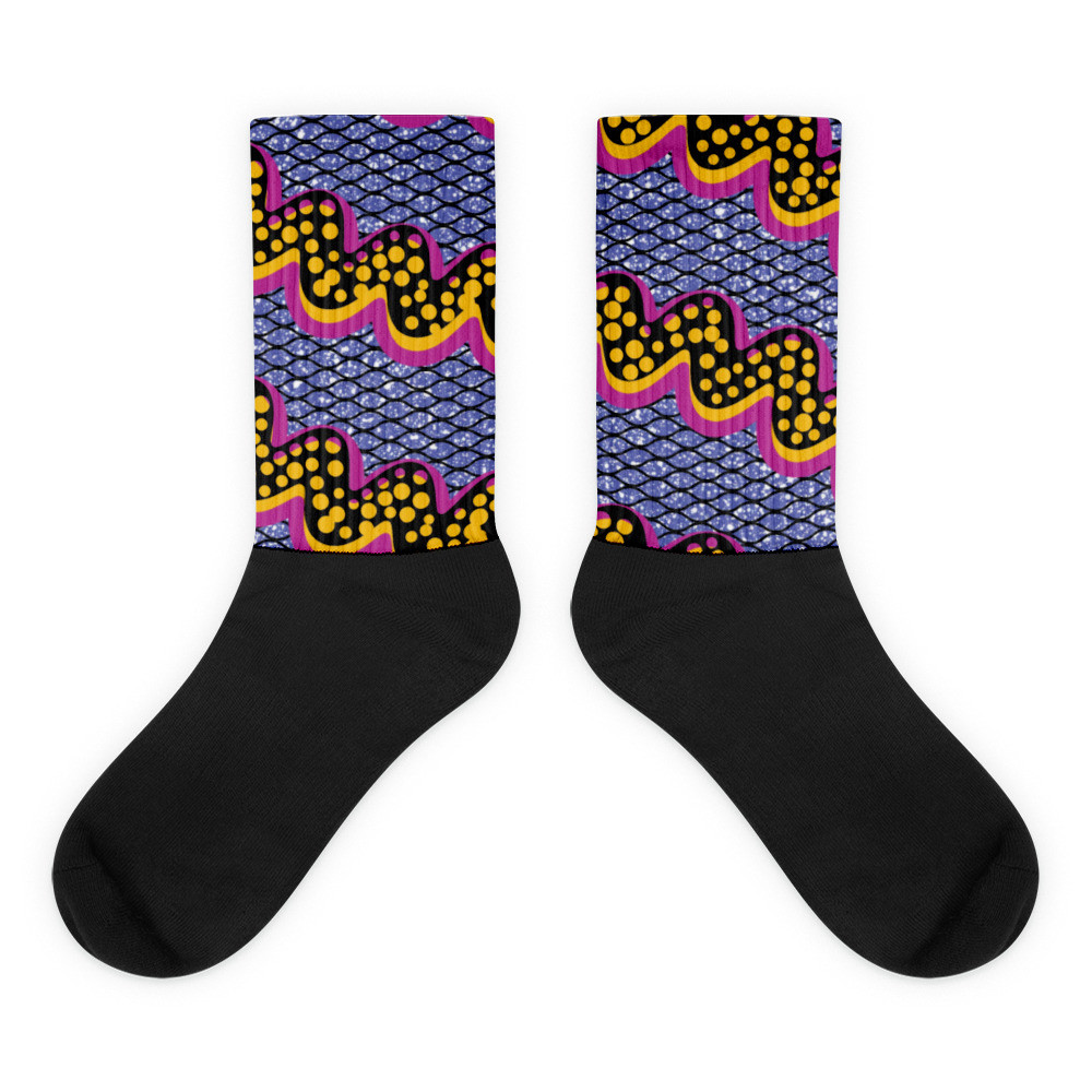 Squiggly Drip Socks