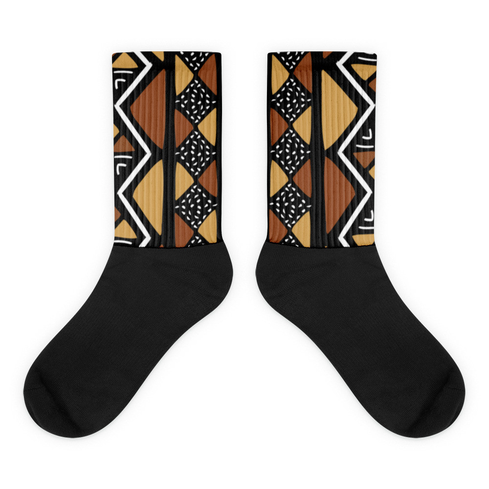 Mud Cloth Inspired II Socks