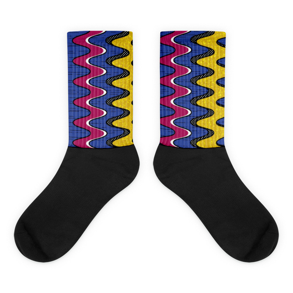 Squiggly Drip II Socks