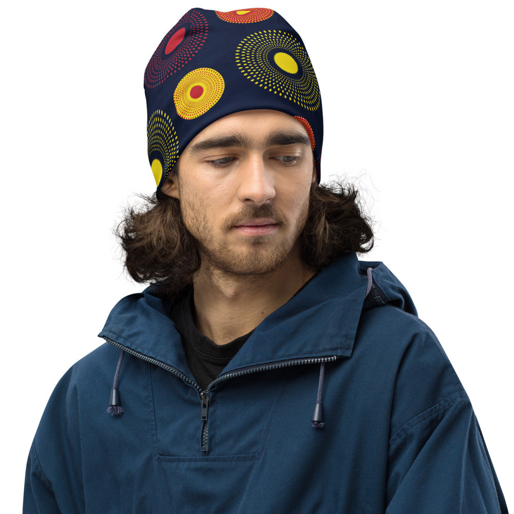 Ankara Circles Beanie