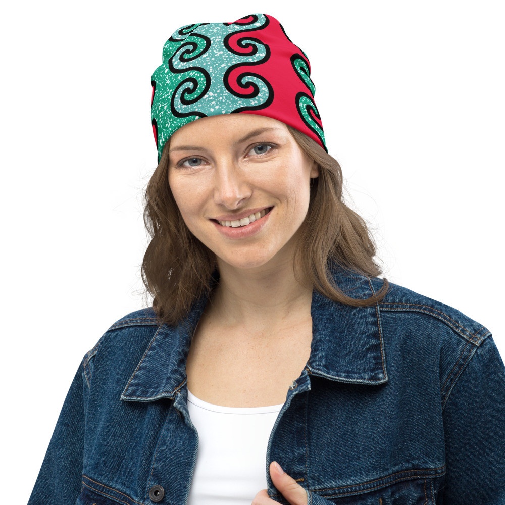 Intertwined Curls Beanie