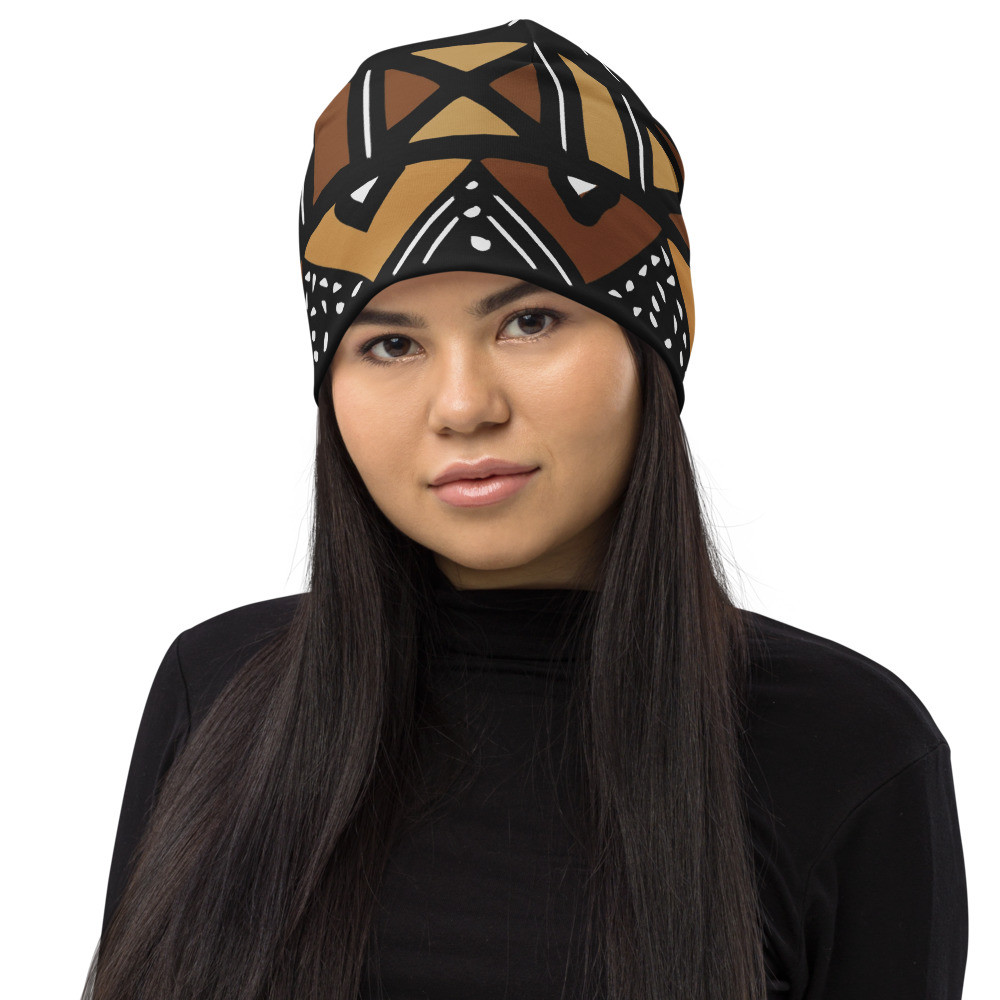 Mud Cloth Inspired Beanie
