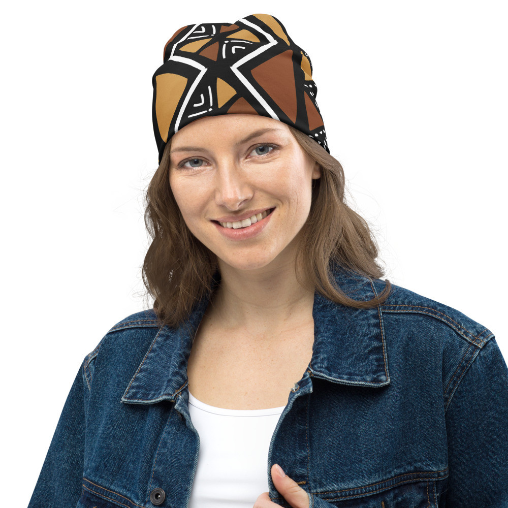 Mud Cloth Inspired II Beanie