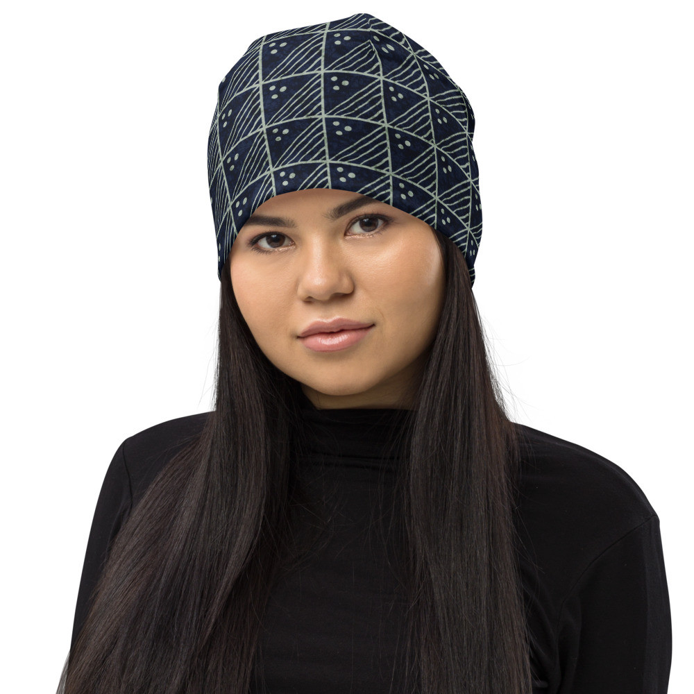 Adire V Beanie