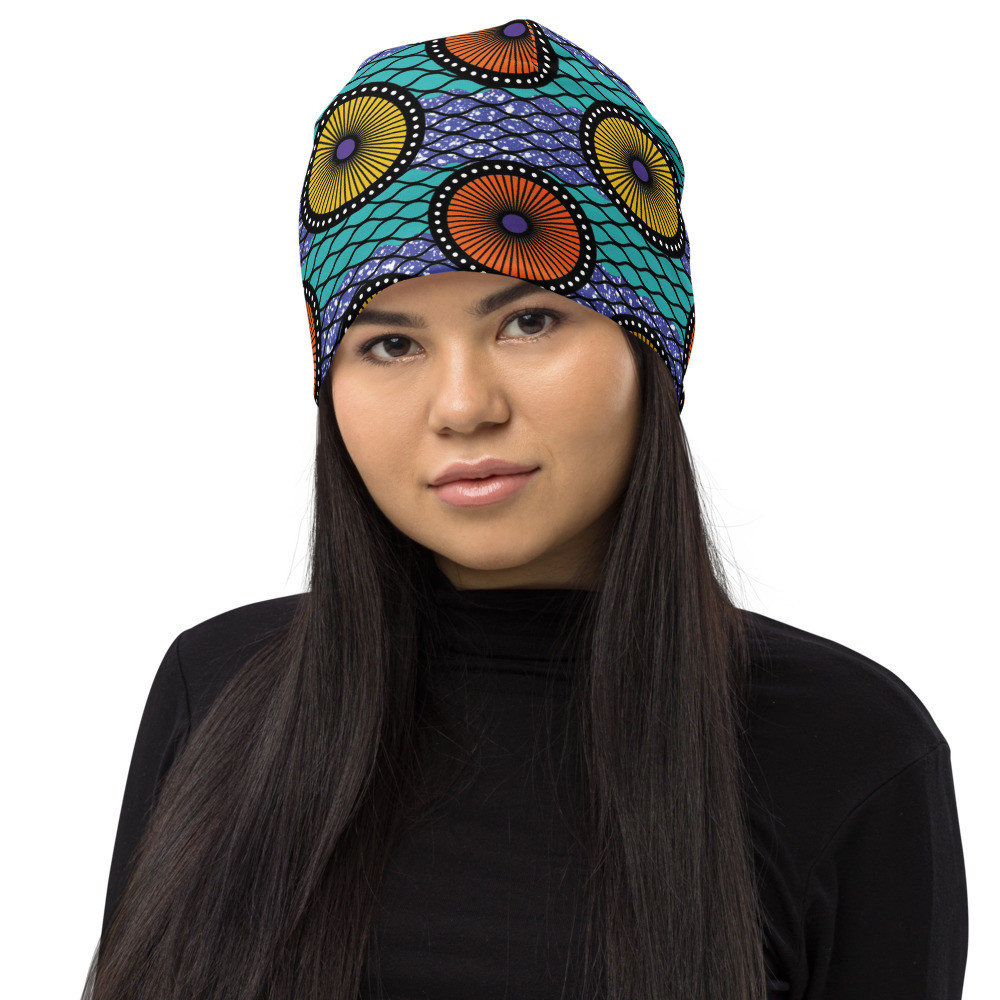 Ankara Circles II Beanie