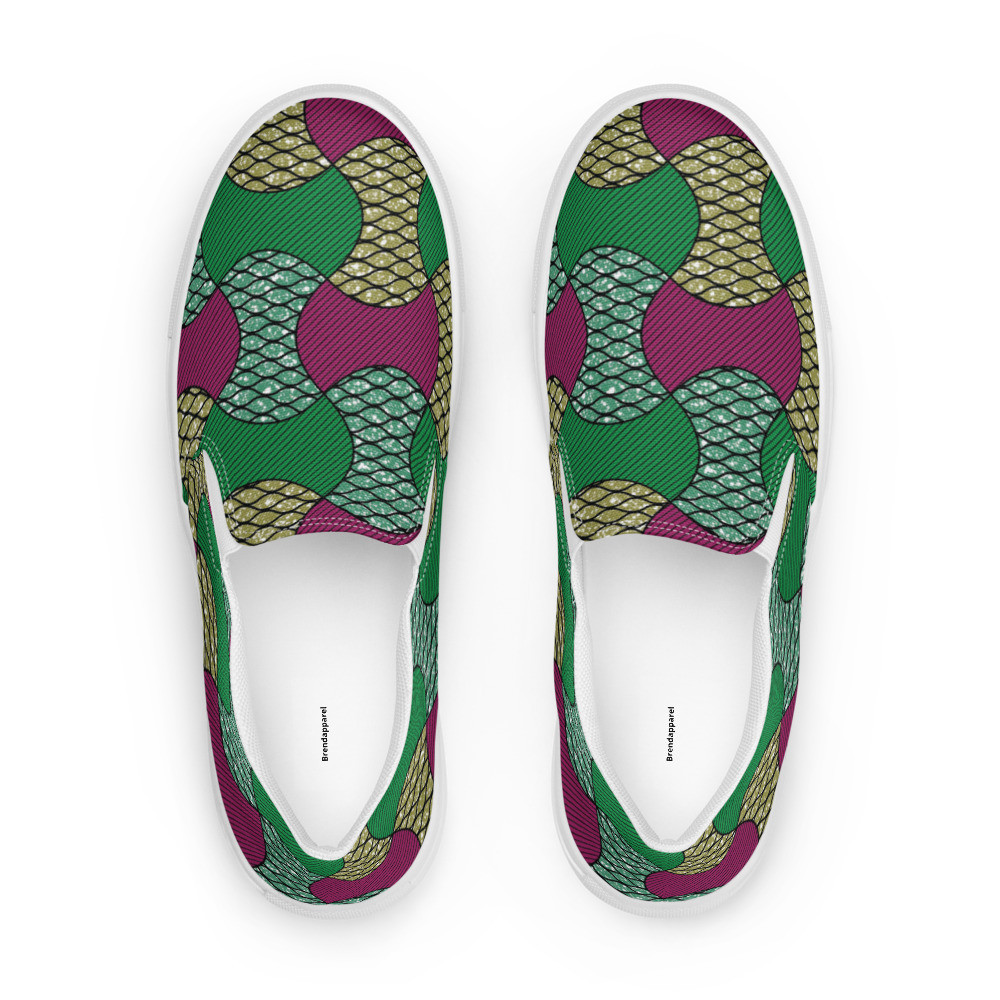 Women’s Partial Bows slip-on canvas shoes
