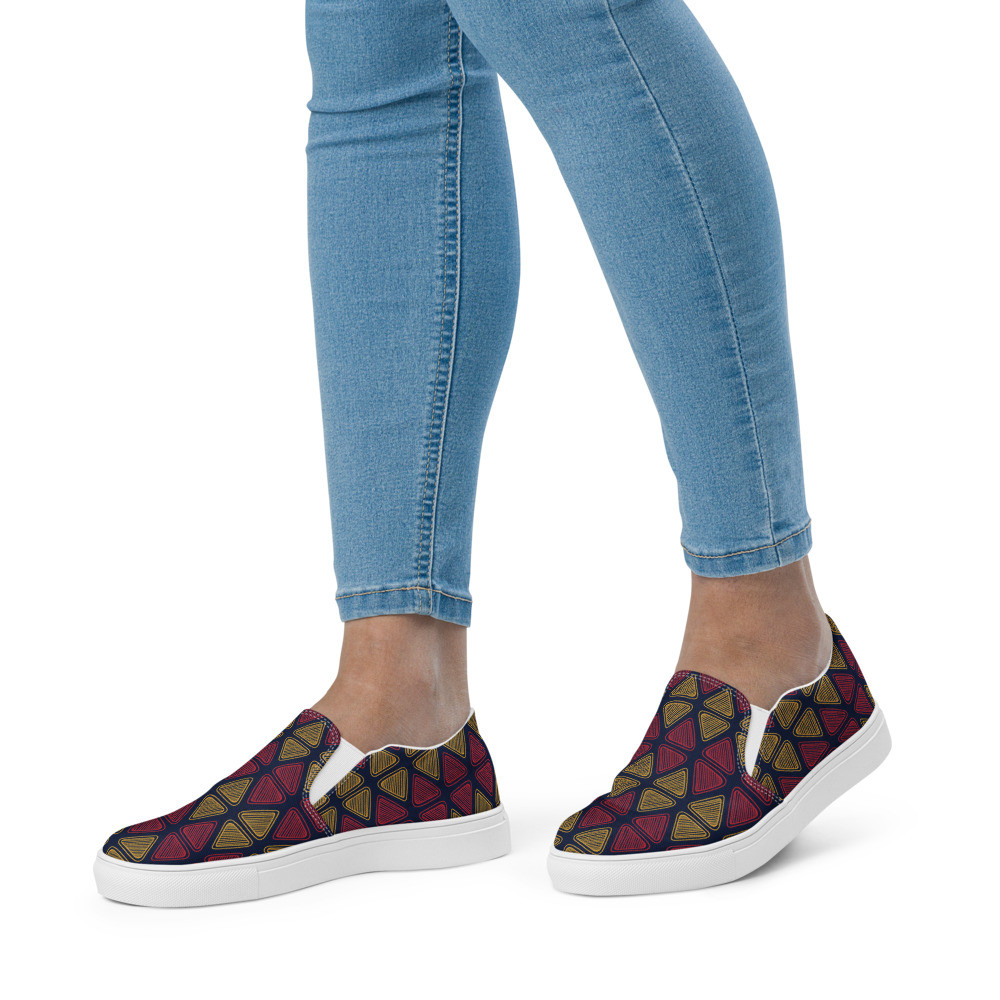 Women’s Triangles II slip-on canvas shoes