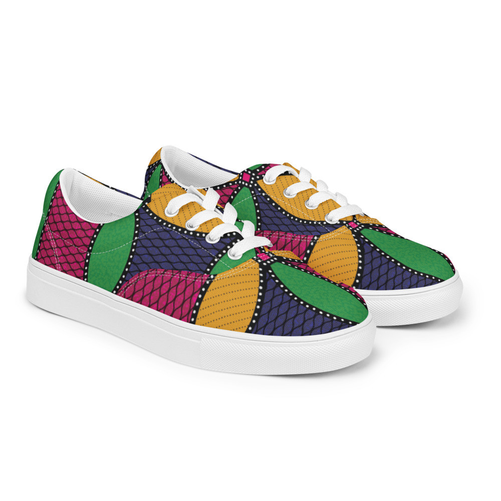 Women’s Windmills Inspired lace-up canvas shoes