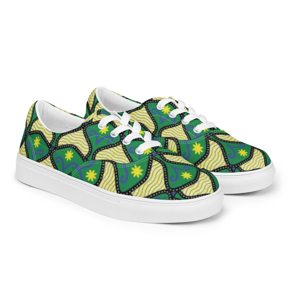 Men’s Spring Vibes lace-up canvas shoes