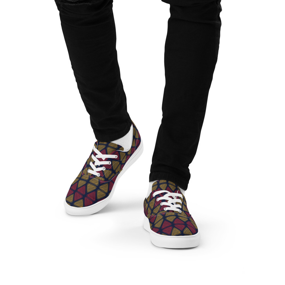 Men’s Triangles II lace-up canvas shoes