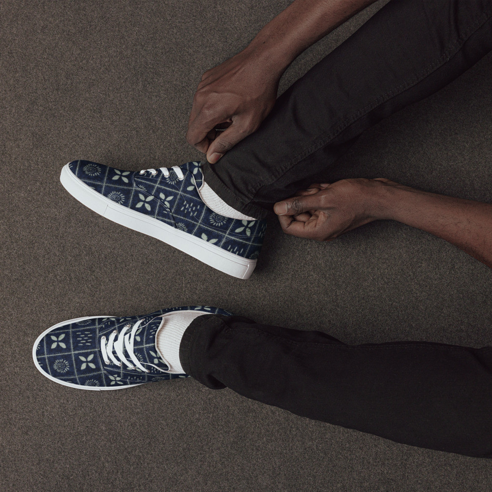 Men’s Adire III lace-up canvas shoes