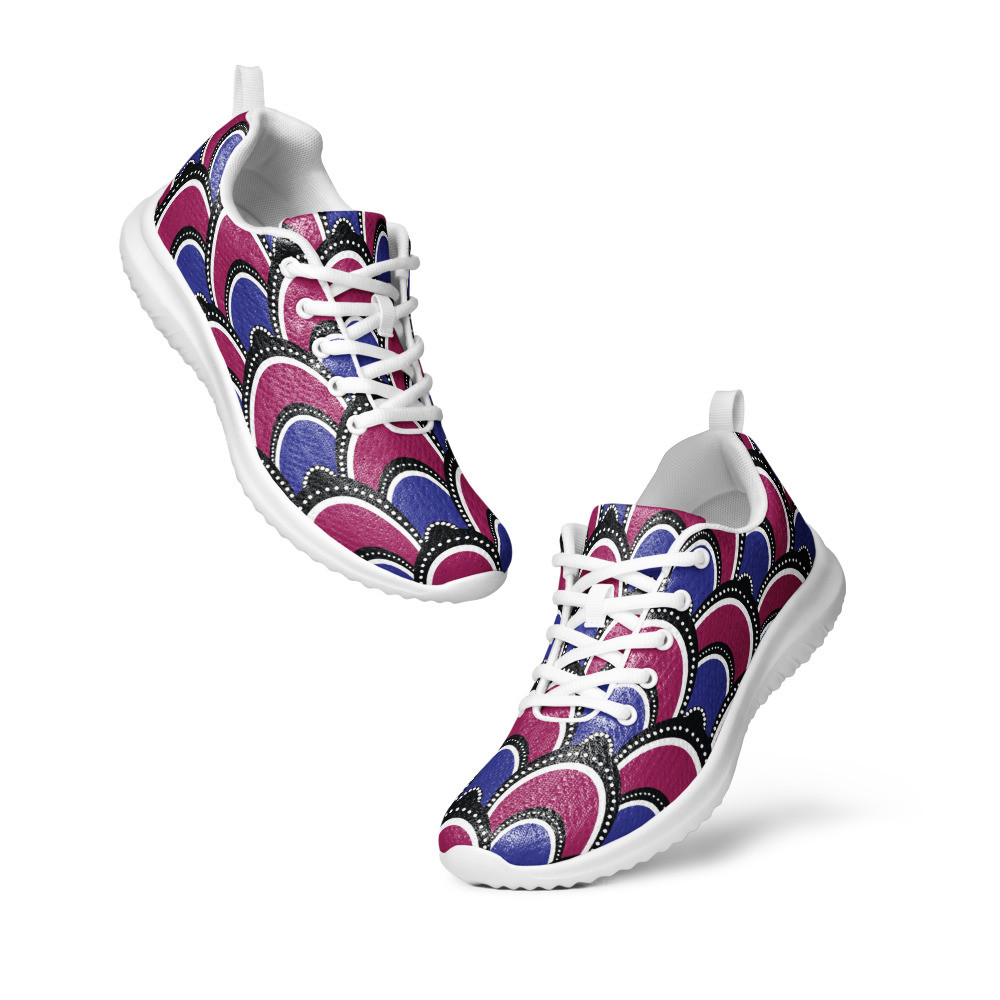 Men’s Peacock Inspired athletic shoes