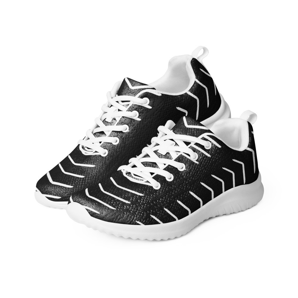 Men’s Black Mud Cloth Inspired athletic shoes