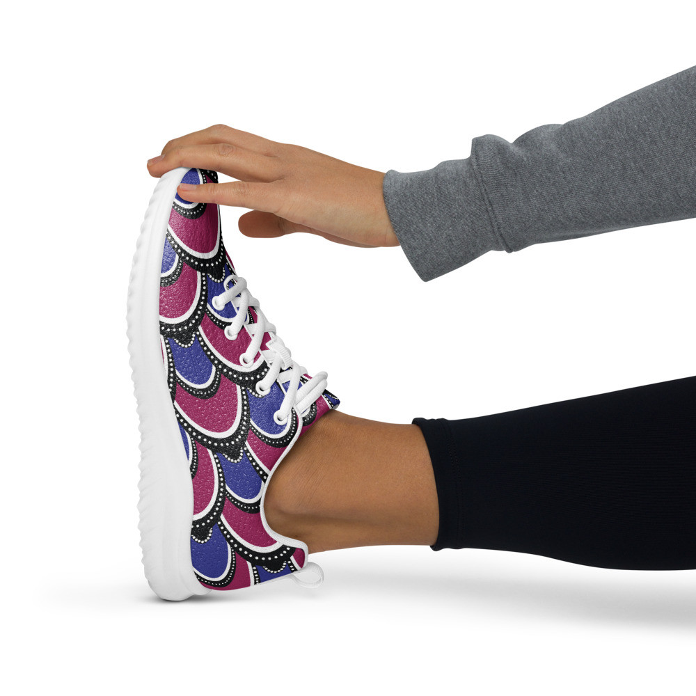 Women’s Peacock Inspired athletic shoes