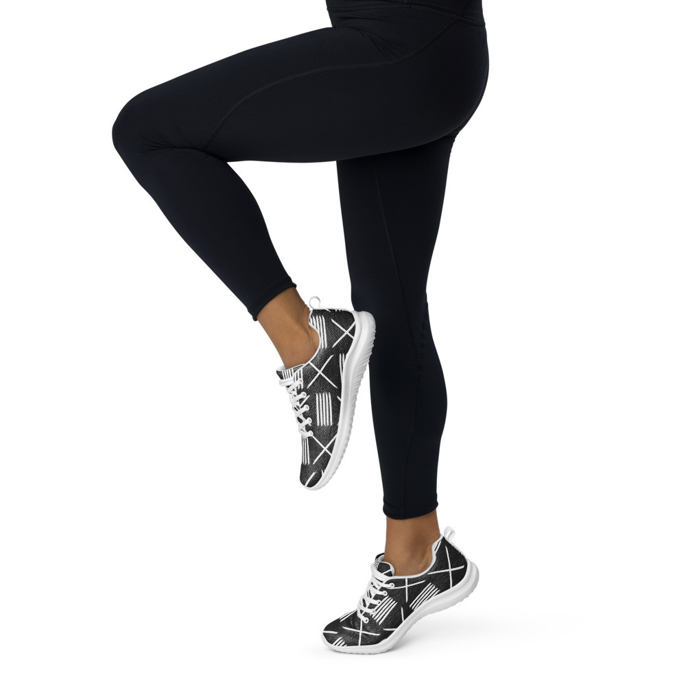 Women’s Black Mud Cloth Inspired III athletic shoes