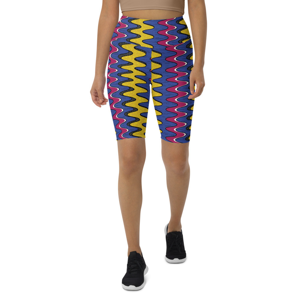 Squiggly Drip II Biker Shorts
