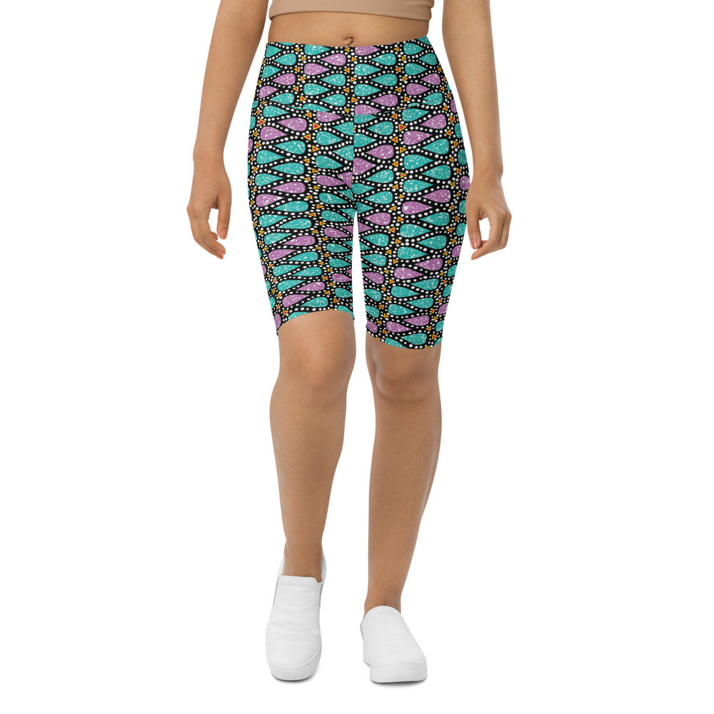 Icy Drops Biker Shorts