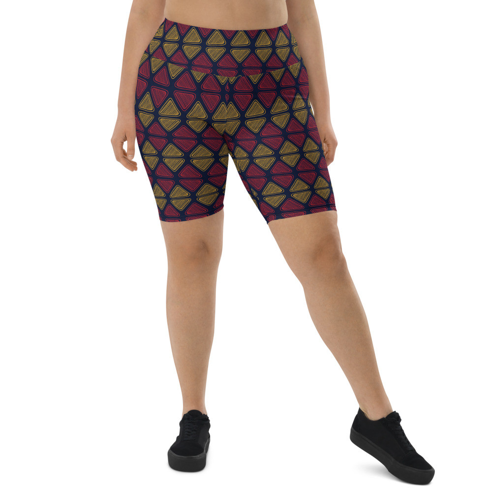 Triangles II Biker Shorts