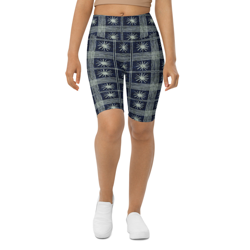 Adire VII Biker Shorts