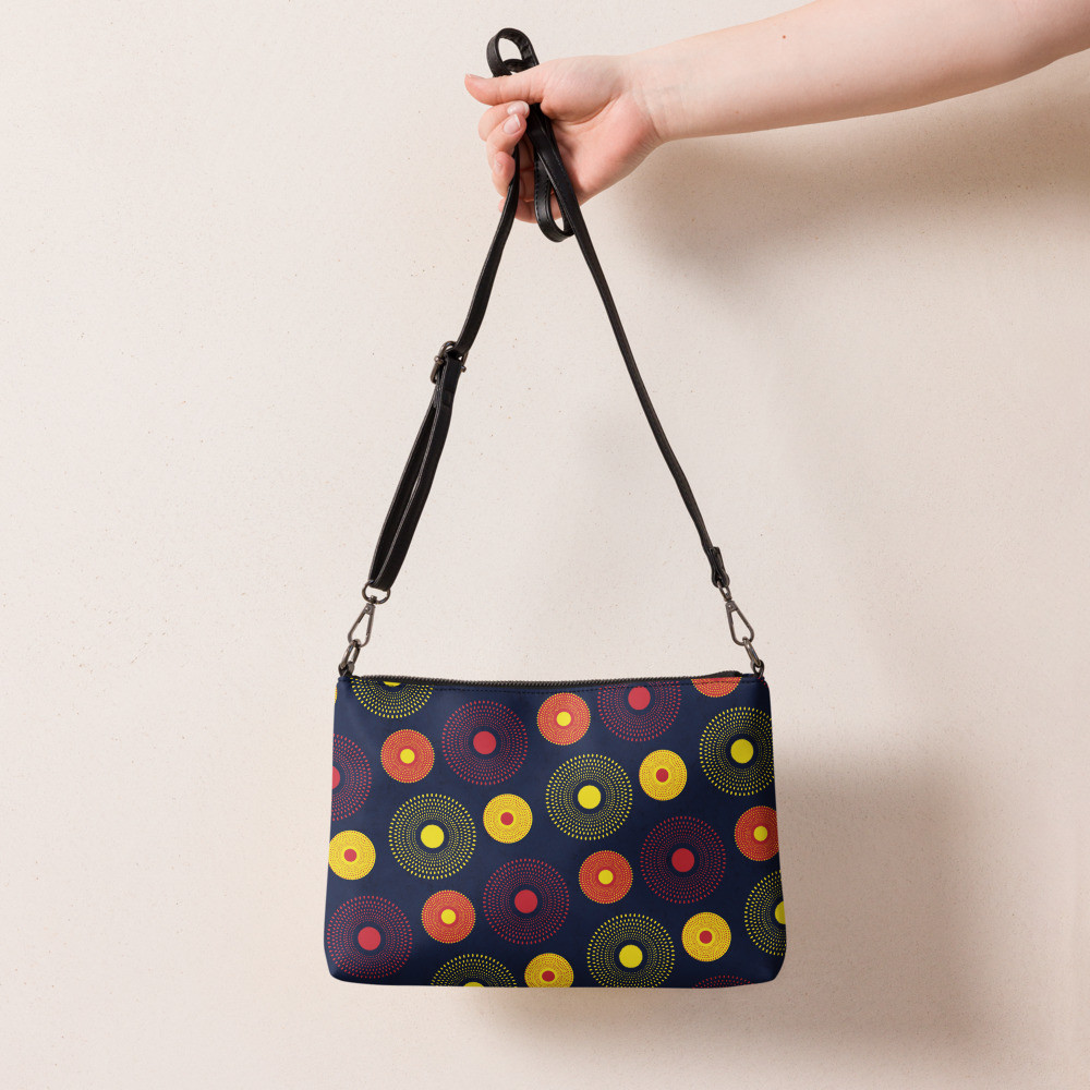 Ankara Circles Crossbody bag