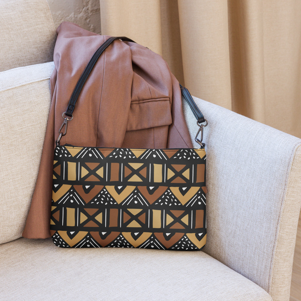Mud Cloth Inspired Crossbody bag