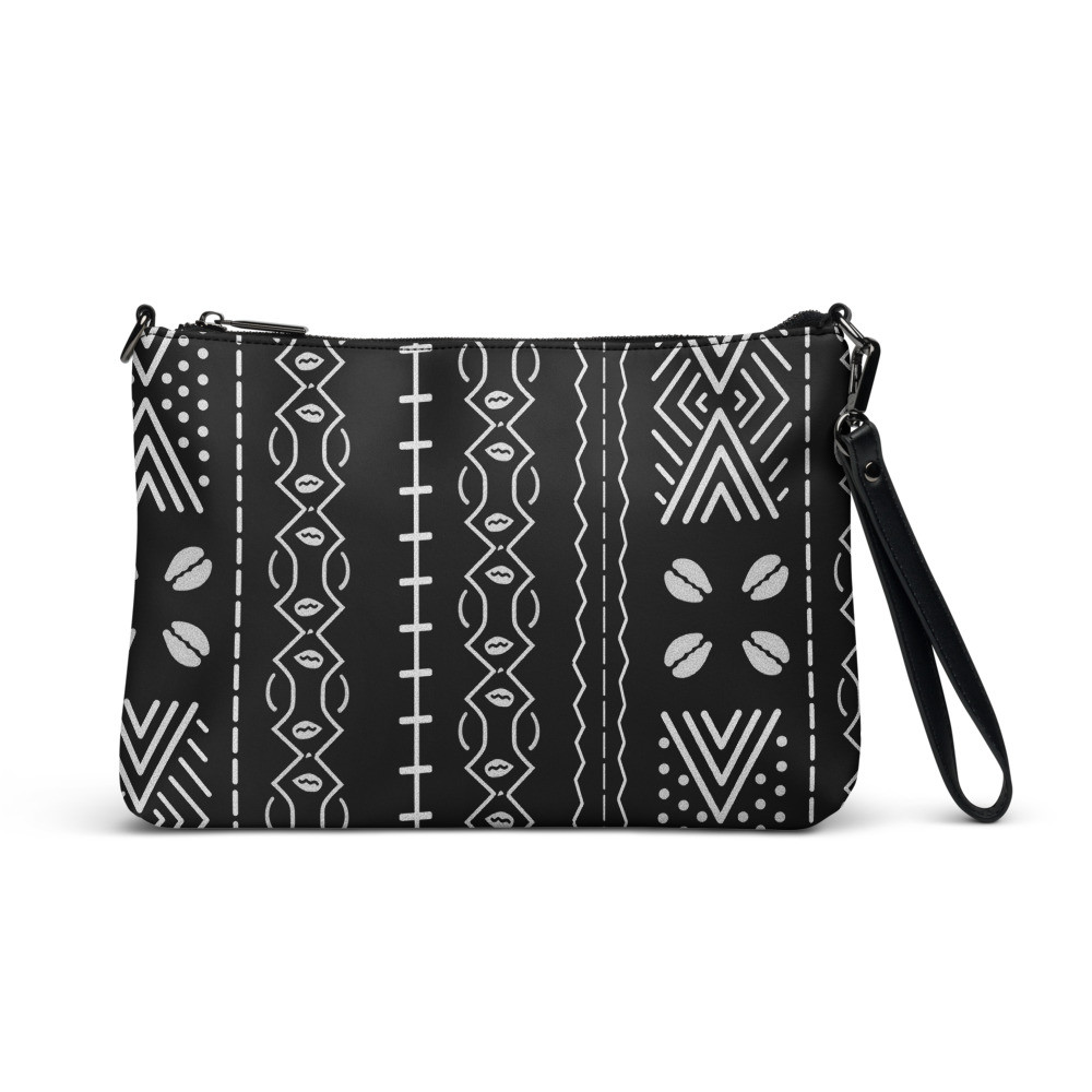 Black Mud Cloth Inspired IV Crossbody bag