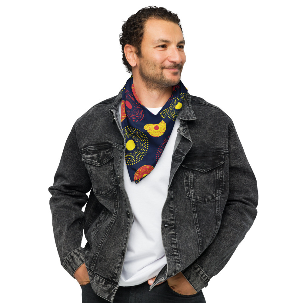 Ankara Circles bandana