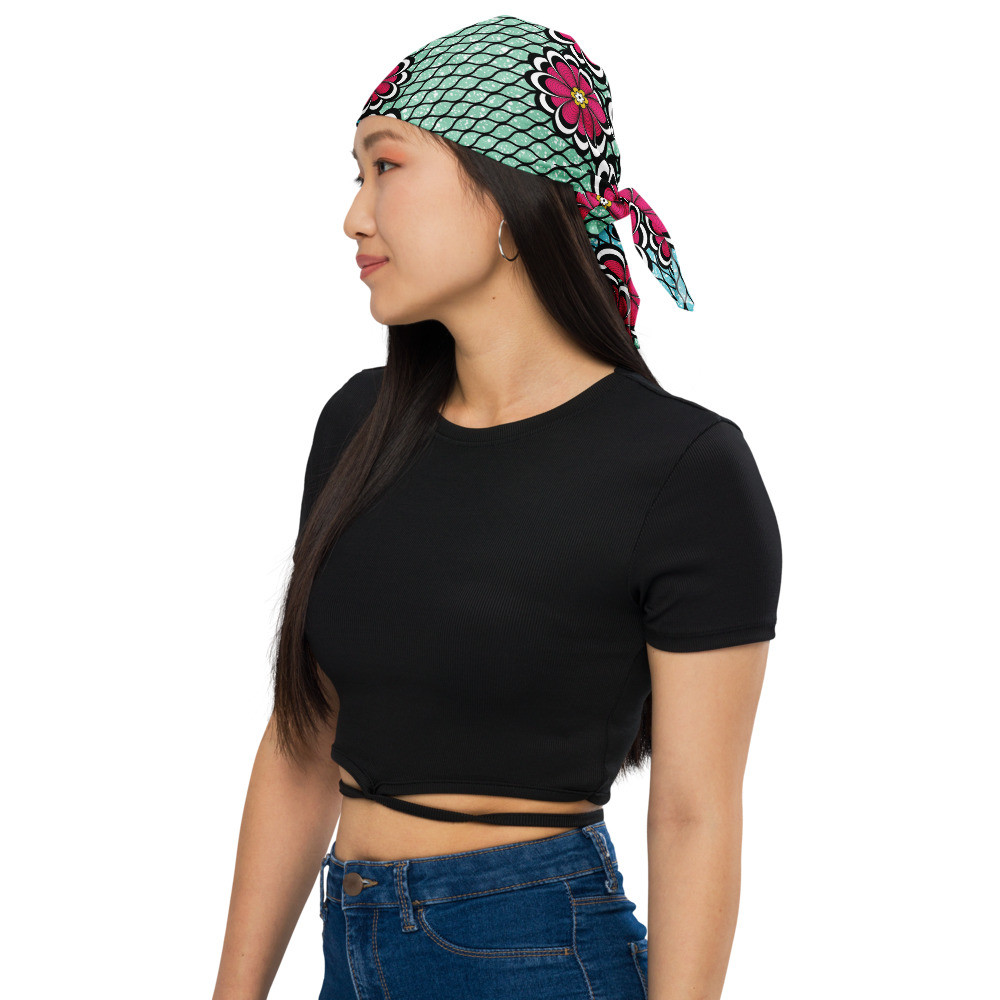 Pink Flowers bandana
