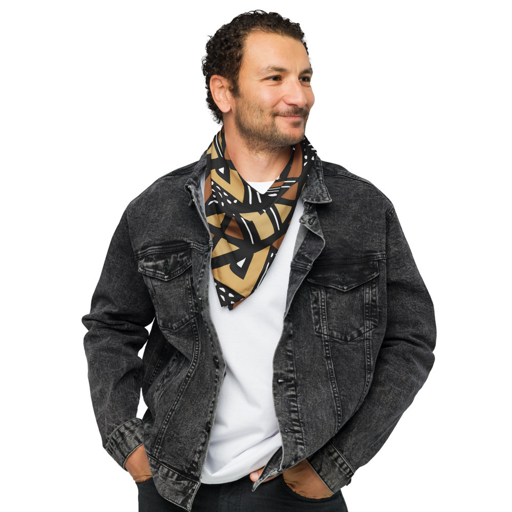 Mud Cloth Inspired bandana