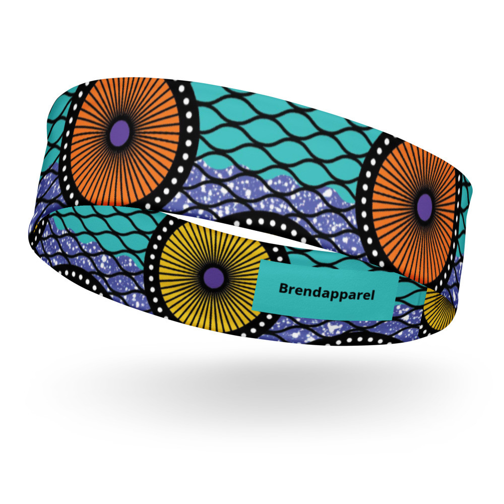 Ankara Circles II Headband