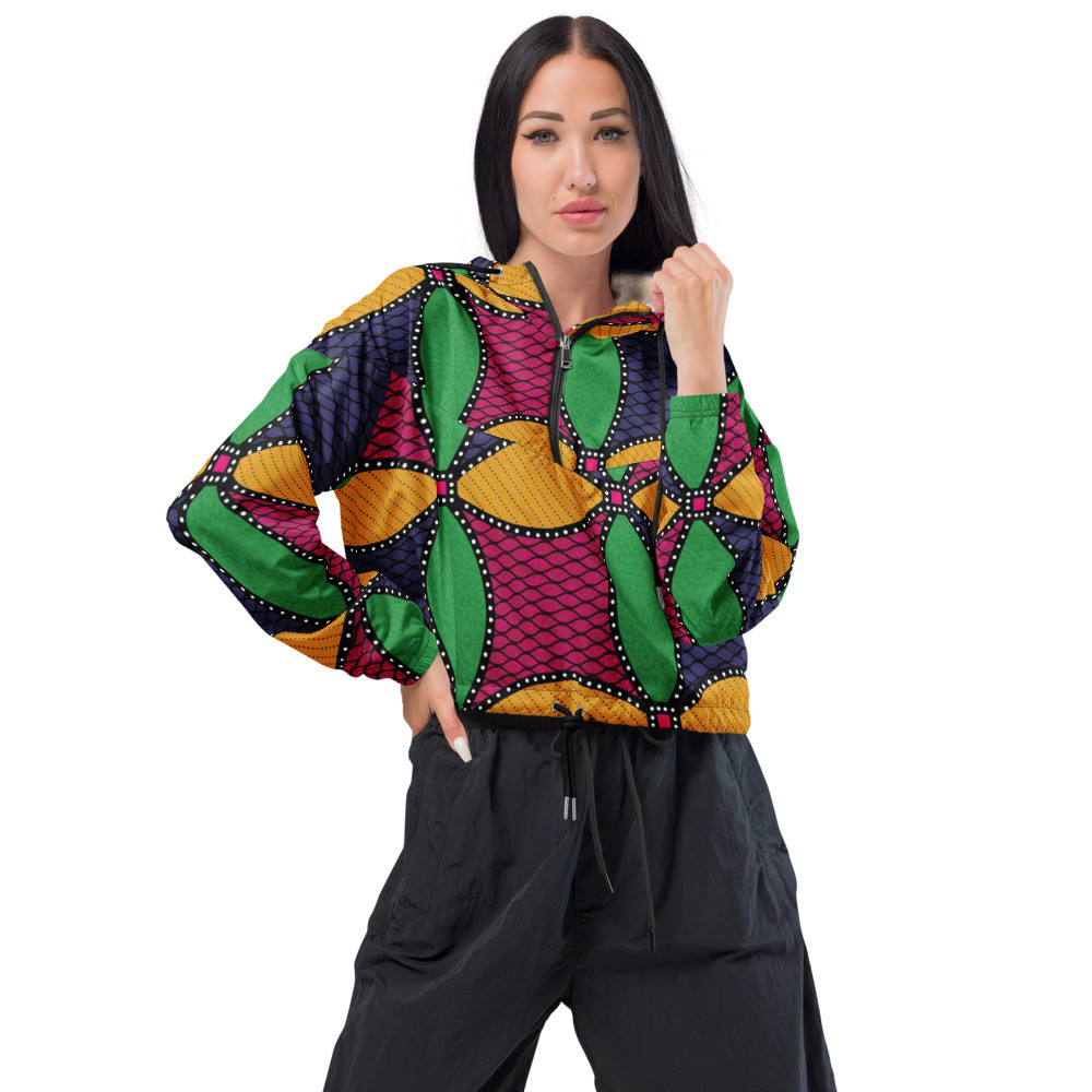 Women’s Windmills Inspired cropped windbreaker