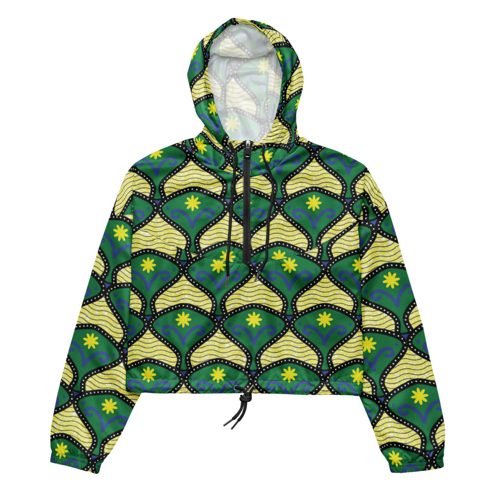 Women’s Spring Vibes cropped windbreaker