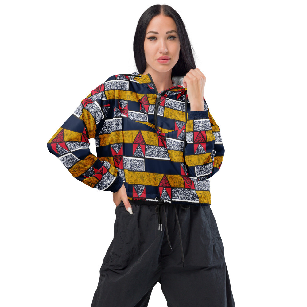 Women’s Bricks Inspired cropped windbreaker