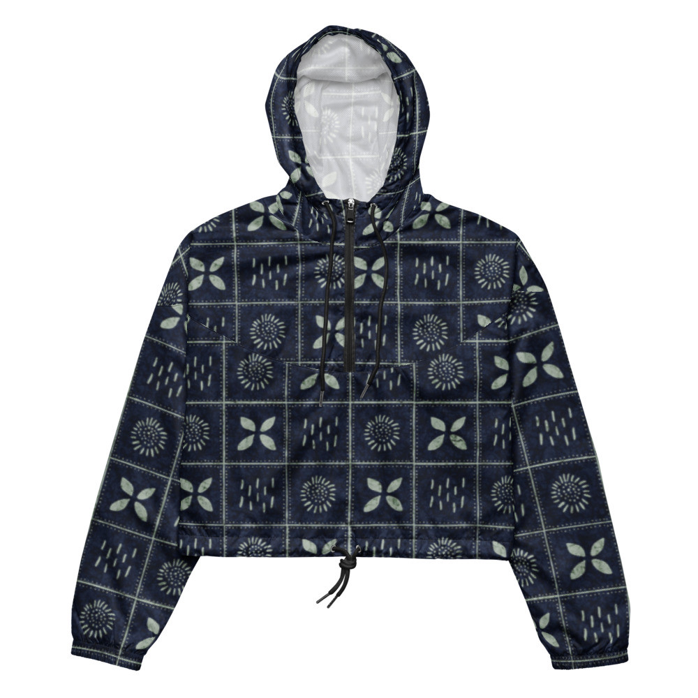 Women’s Adire III cropped windbreaker