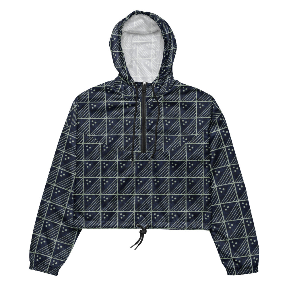 Women’s Adire V cropped windbreaker