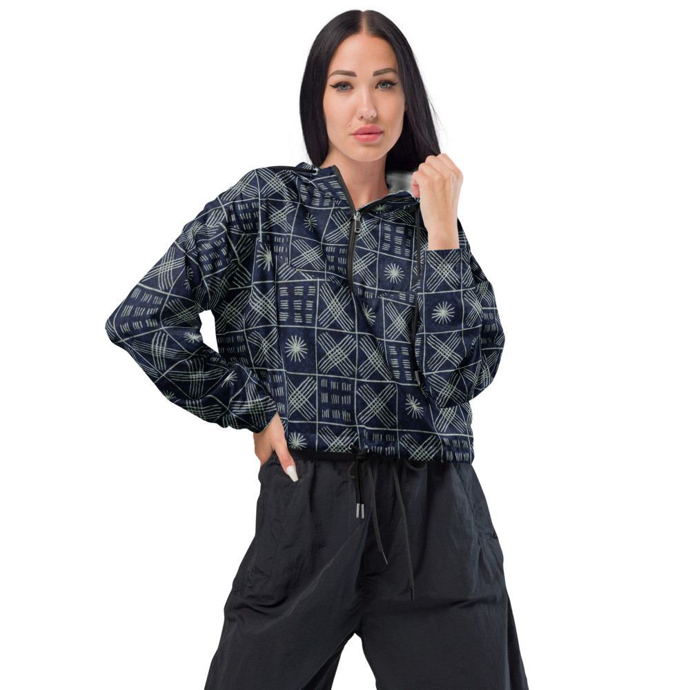 Women’s Adire VI cropped windbreaker