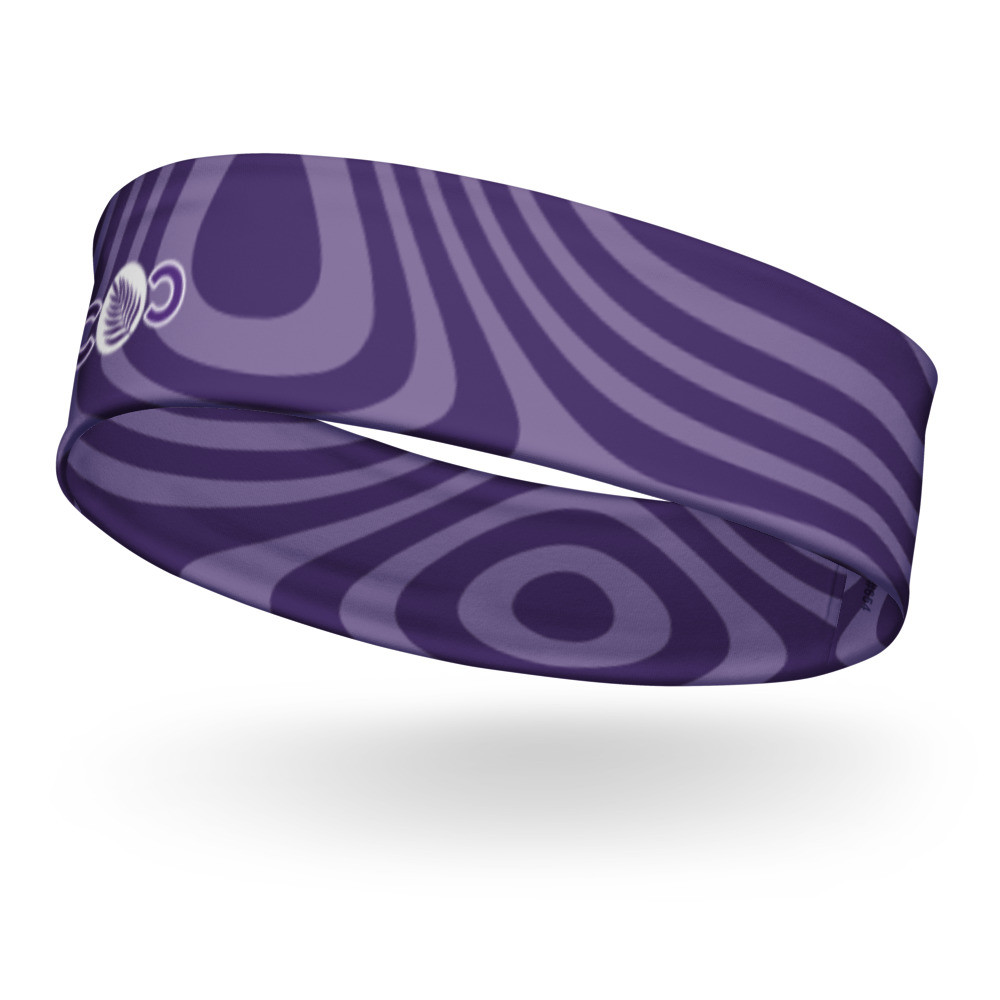 Purple Wave Headband