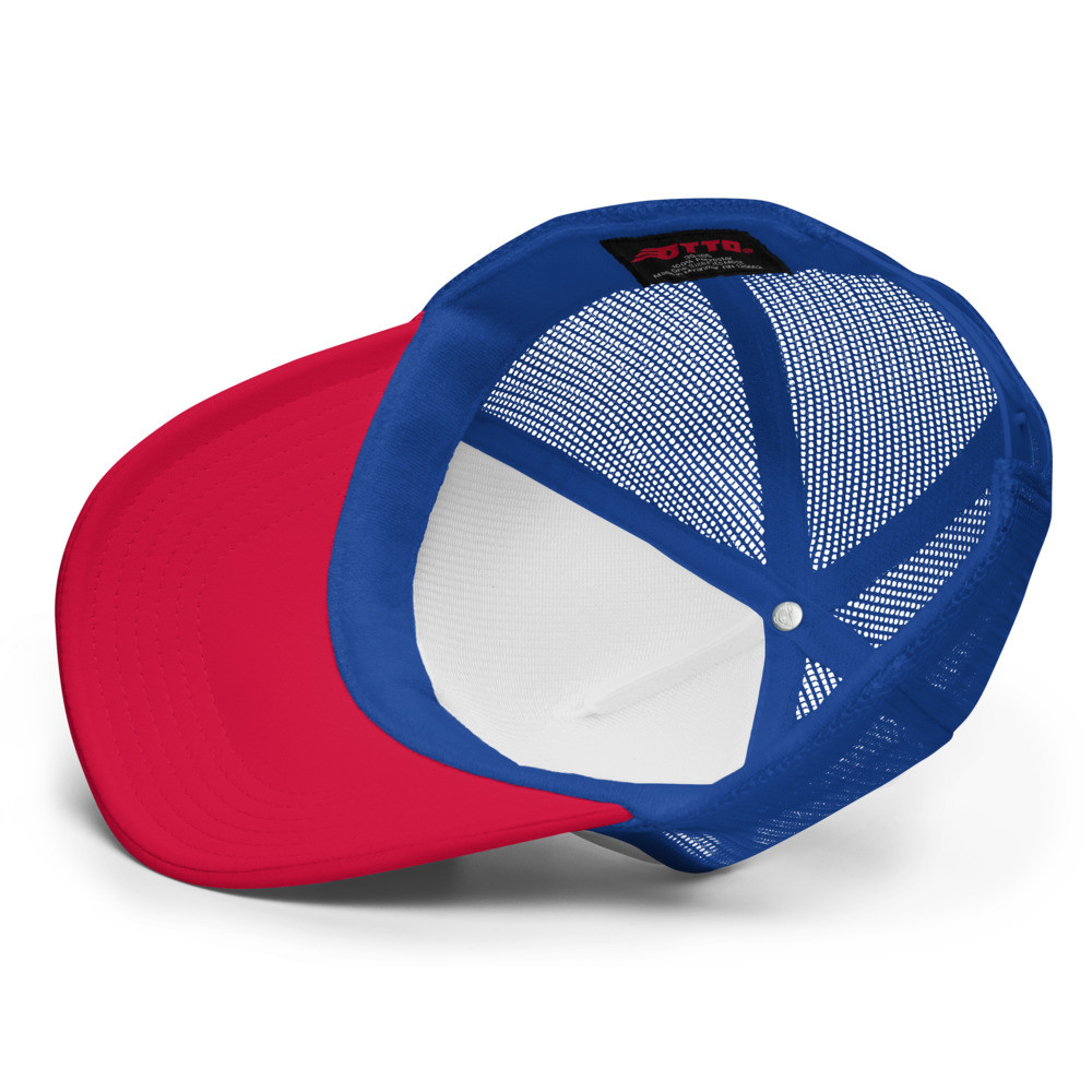 Red, White, And Blue Foam trucker hat