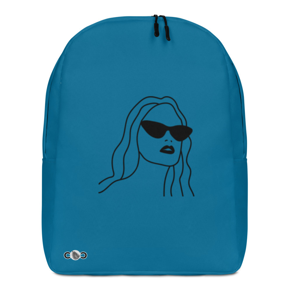 Blue Space Minimalist Backpack