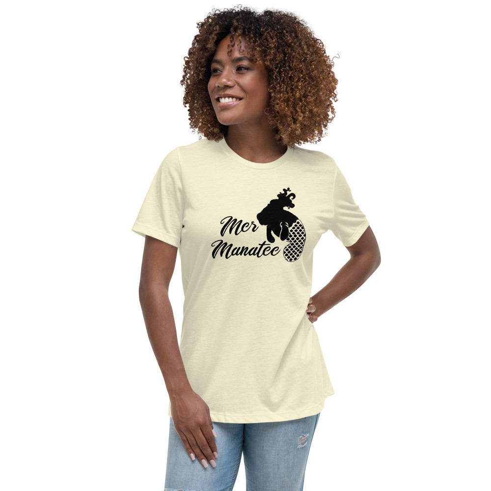 Mer-Manatee Women's Relaxed T-Shirt