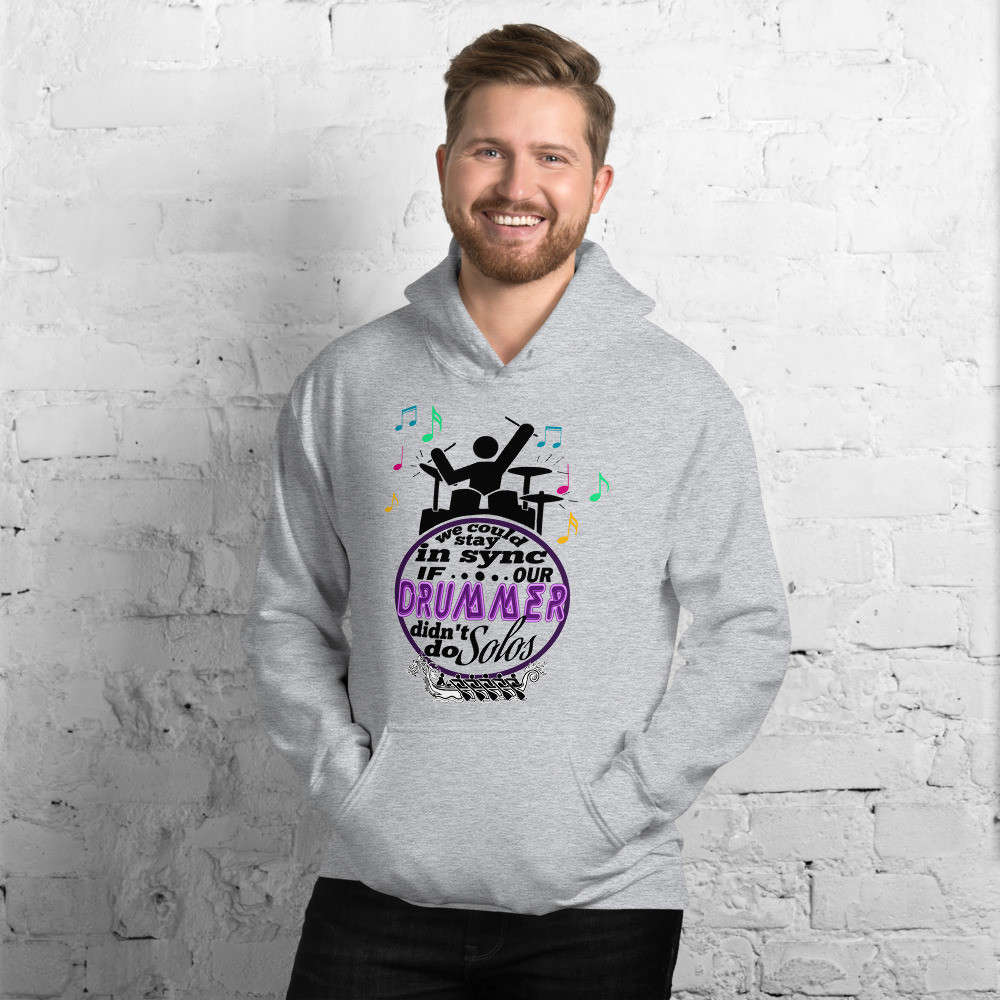 Solo Drums Unisex Hoodie