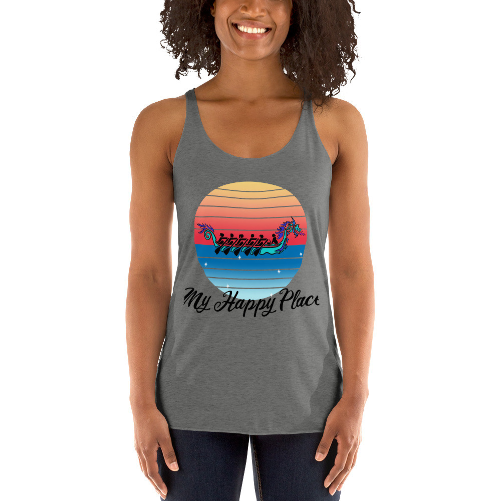 Happy Place Women's Racerback Tank